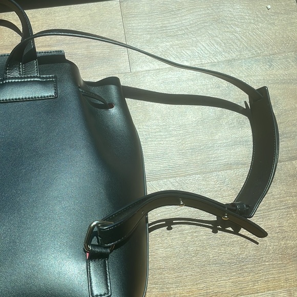 Mansur Gavriel Soft Lady backpack in black - Picture 6 of 14